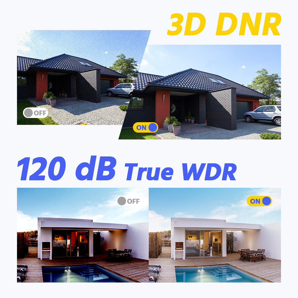 ANNKE H.265+ 5MP Audio POE Security IP Camera System 6MP 8CH NVR Outdoor Color