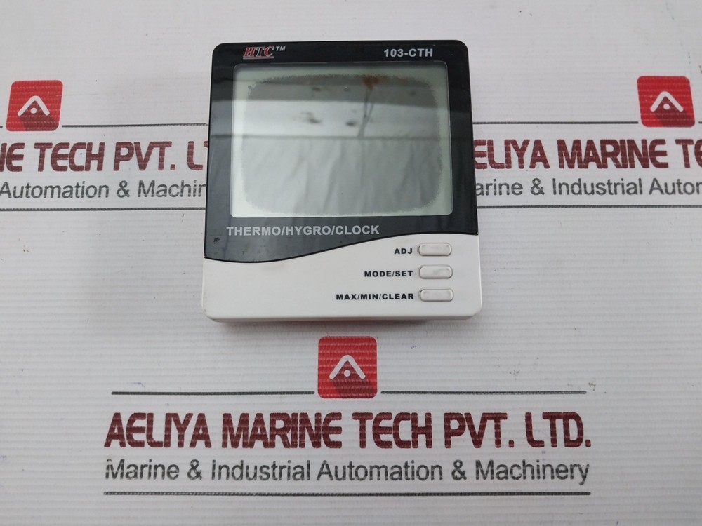 HTC 103-CTH Thermo Hygrometer with Clock