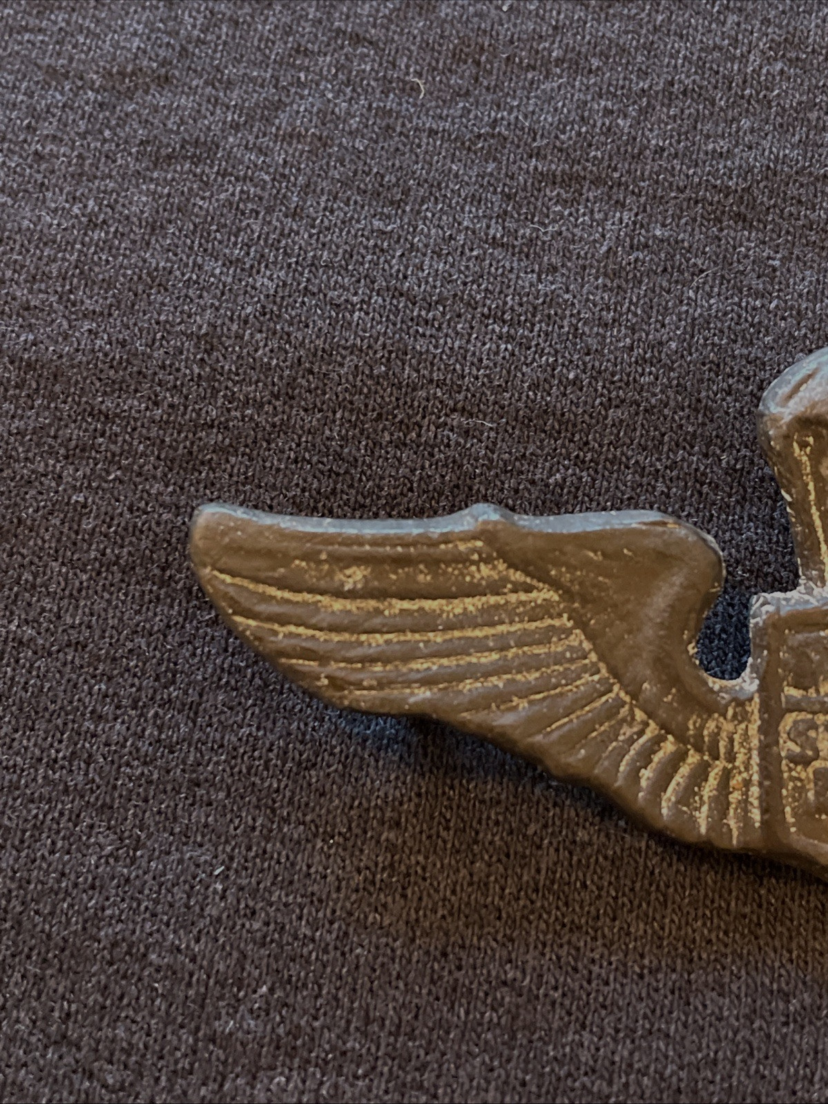 GORGEOUS ORIGINAL WWII WW2 US AIR CORPS STALAG LUFT 1 CAMP MADE POW WINGS