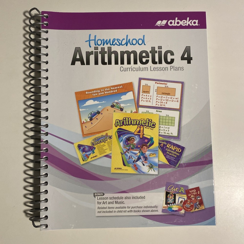 Abeka Arithmetic 4 Lesson Plans