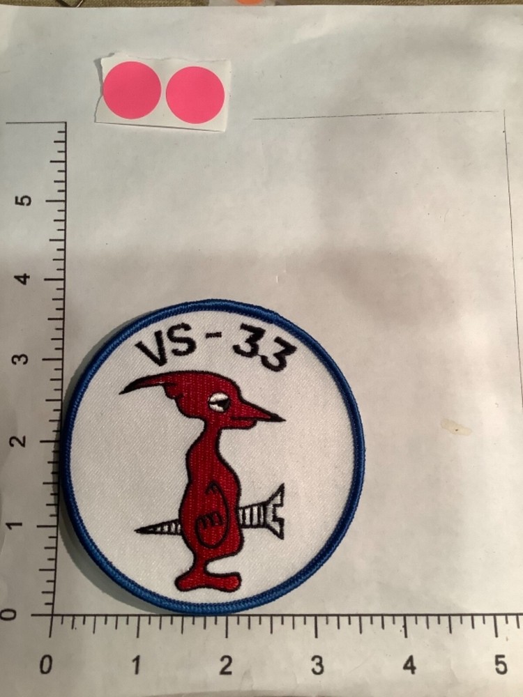 US NAVY VS - 33  SQUADRON PATCH