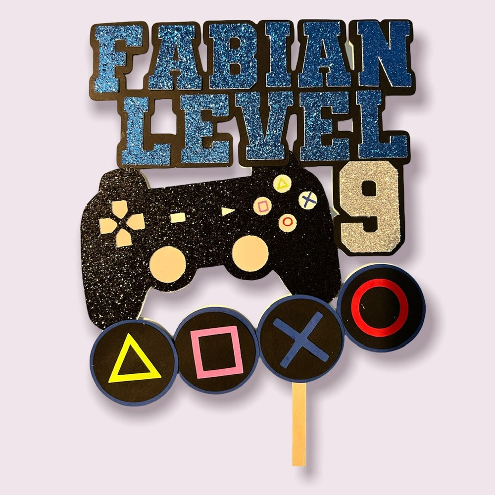 Gamer Cake Topper