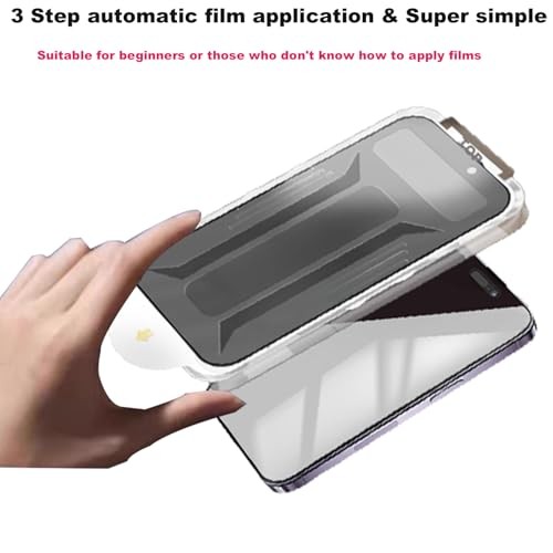 2 Pack Privacy Matte Screen Protector for for iPhone16e/14/13 Pro/13