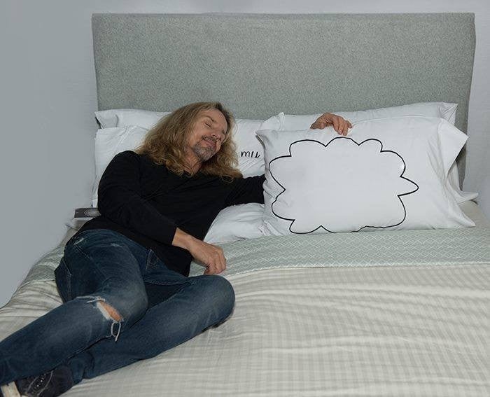 Oh, Susannah Thought Bubble Couples Pillowcase