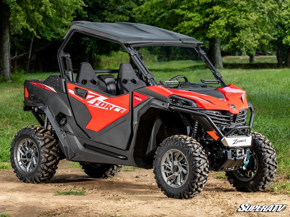 SuperATV Vented Scratch Resistant Full Windshield for CFMOTO ZForce 800 Trail