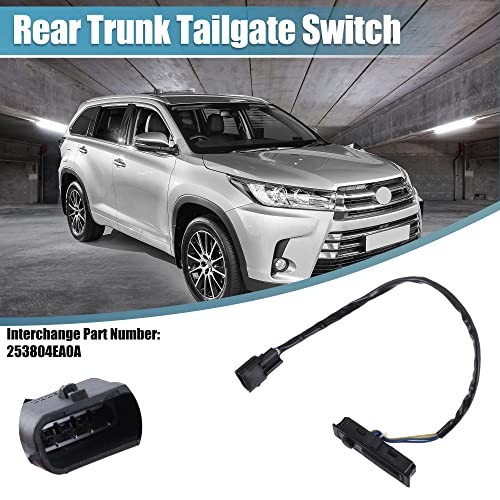 Rear Trunk Tailgate Switch for Nissan Rogue 2017-2022, Push Button Actuator,