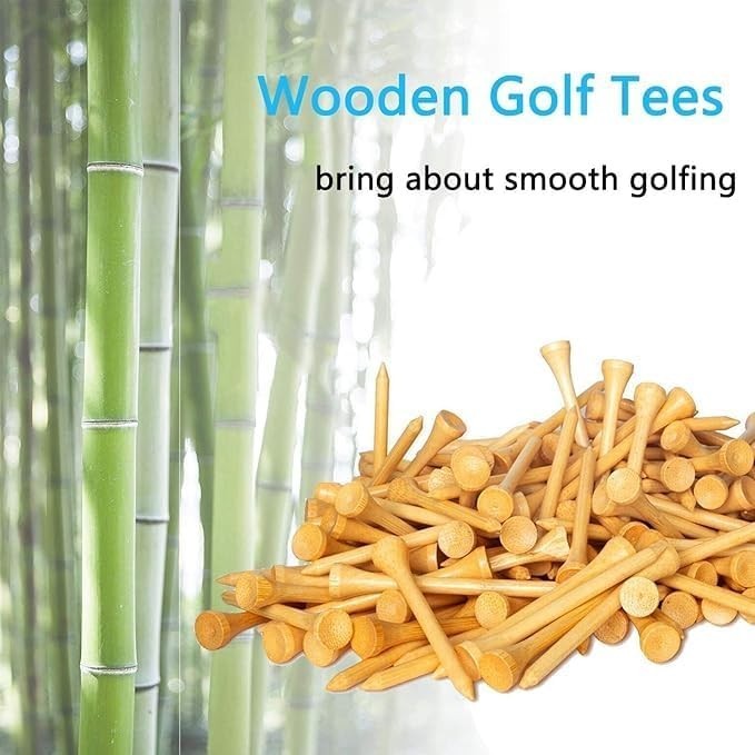 Durable 100 Count Golf Tees in Multiple Sizes & Colors - Perfect for Practice