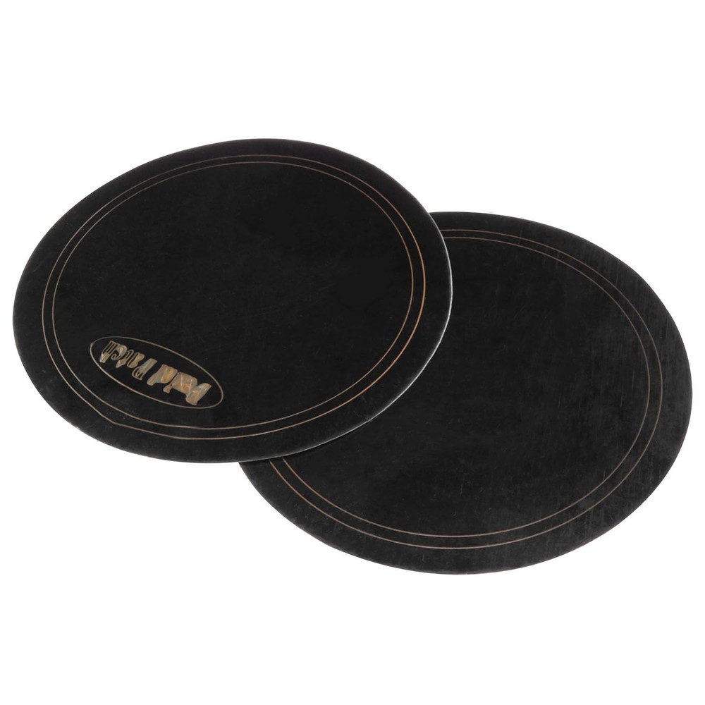 Single Pedal Patch Self-Adhesive Drum Head Protector 2-Pack for Bass Drum