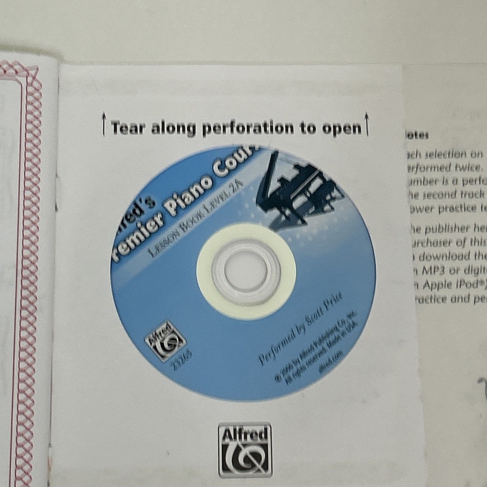 Alfred Premier Piano Course Lesson Book 2A Includes CD