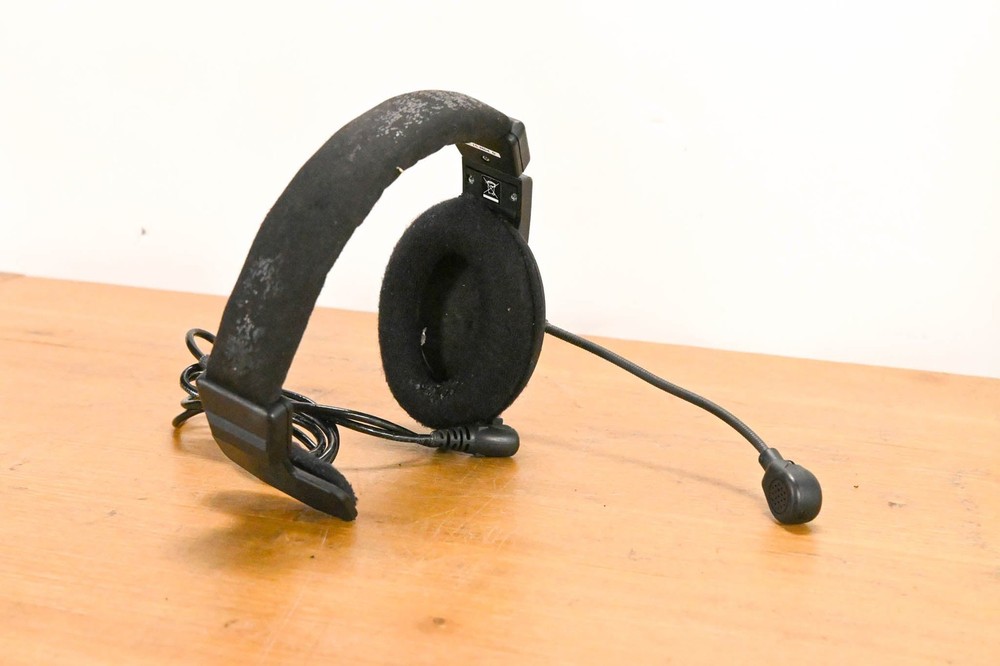 Clear-Com CC-15-MD4 Single-Ear Intercom Headset with Mini DIN Connector CG01YMC