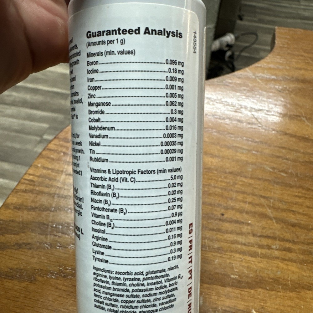 SEACHEM REEF TRACE ELEMENTS 250 ml Nitrate/Phosphate Free