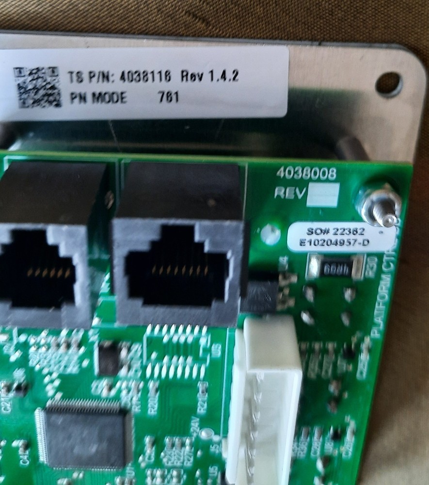Control Interface Assembly (Part #4038116 ) with Sensor (4042391) and Probe