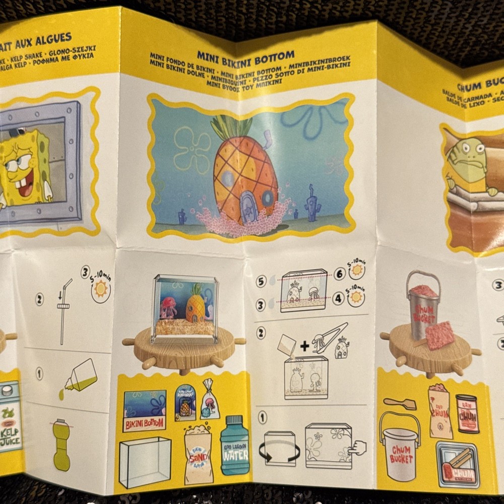 MGA's Miniverse Make It Mini Spongebob Squarepants~HTF Bikini Bottom