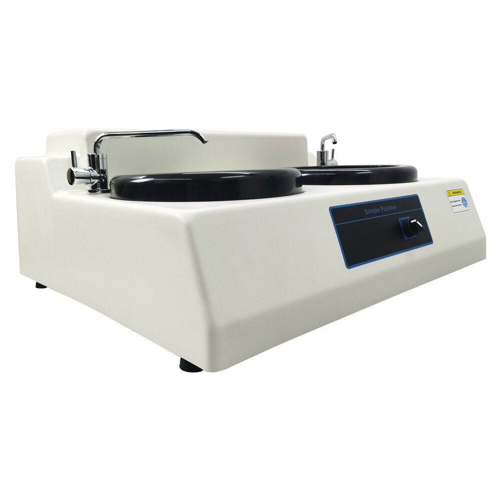 Tabletop Double Disk Metallographic Sample Pregrinding Polishing Machine 110V