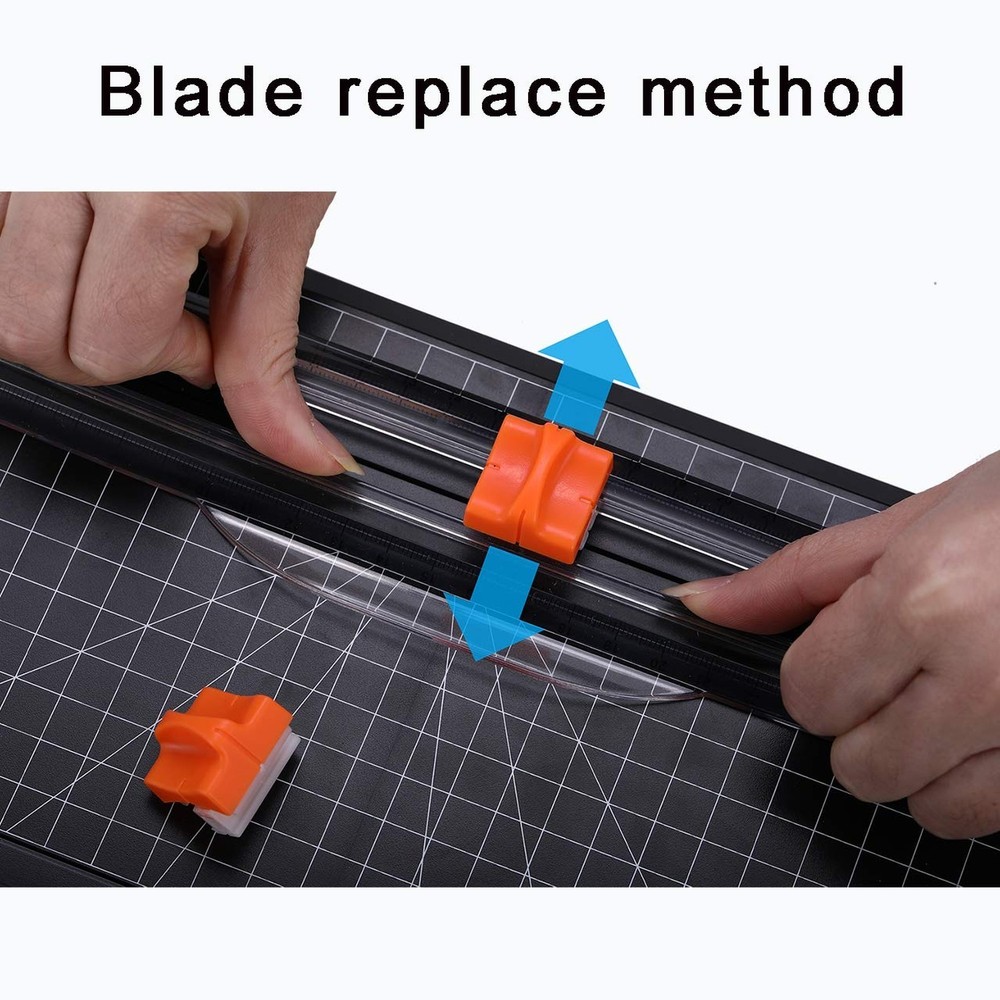 WORKLION Paper Trimmer Replacement Blades with Automatic Security Safeguard D...