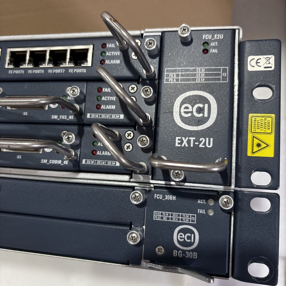 ECI Telecom EXT-2U WITH BG-30B Module OPT. 013 REV. 000