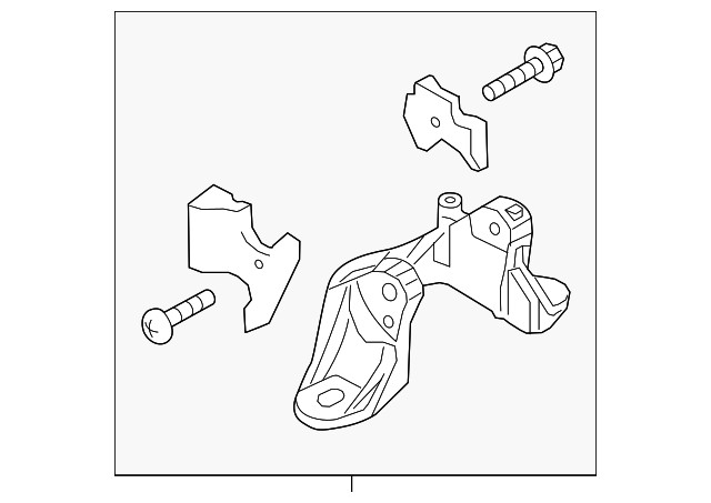 Genuine Mazda Automatic Transmission Mount Bracket KD47-39-08YF