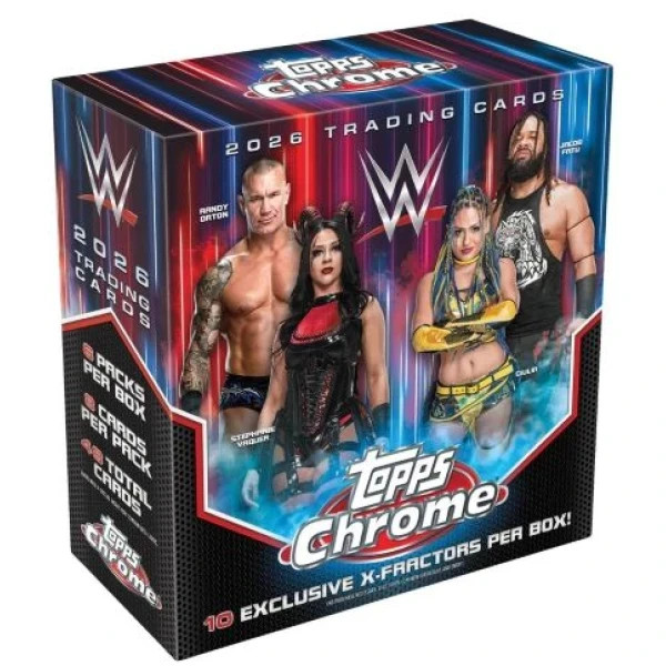 2026 Topps Chrome WWE Mega Box