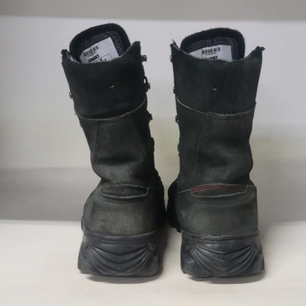 Rocky Code Red Wildlands 77 Fire Boot Black Mens Size 10.5M (READ DESCRIPTION)