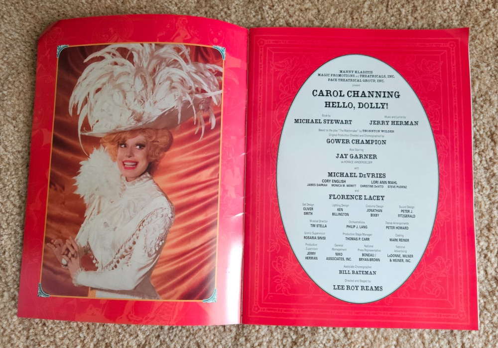 Carol Channing "Hello, Dolly!" Souvenir Program