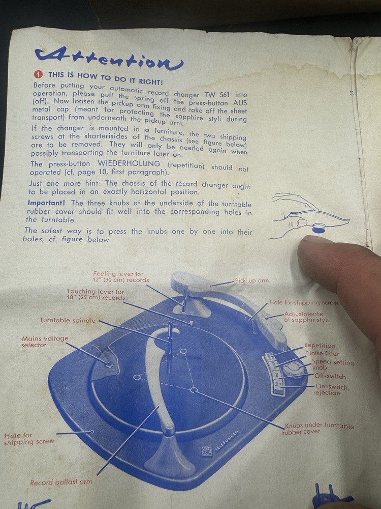 VINTAGE TELEFUNKEN Control Board?