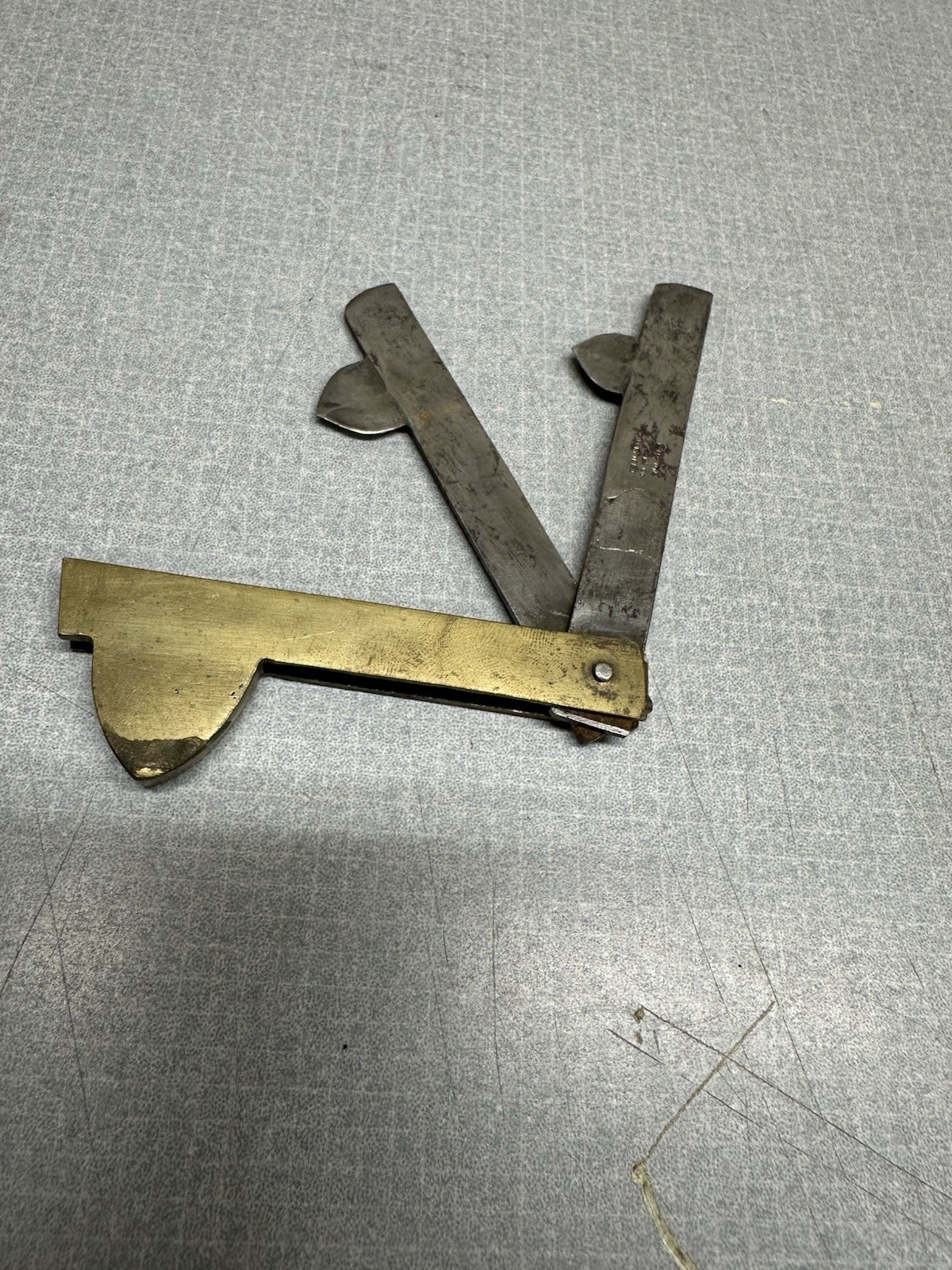 Antique Fleam Bloodletting Surgical Tool 2 Blade Marked Sheffield 18th Century