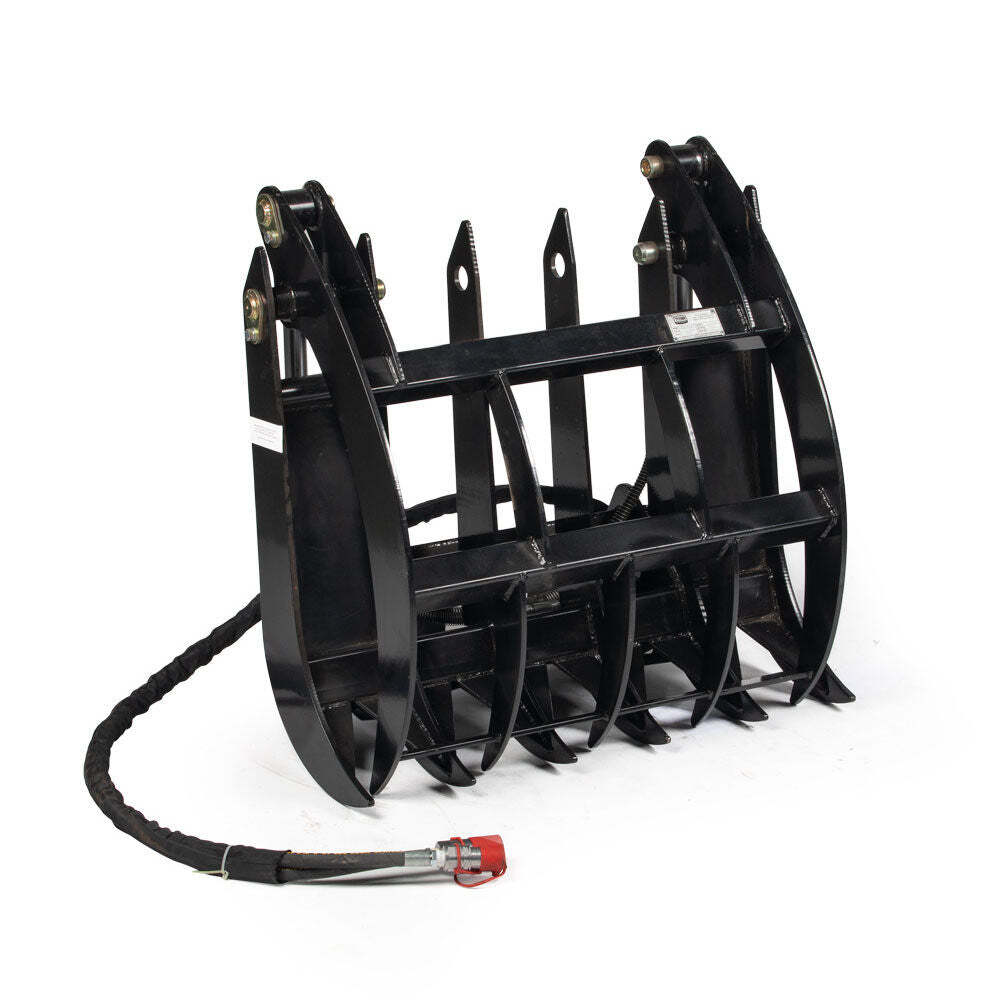 Titan 34" Clamshell Root Grapple Rake Attachment Fits Mini Skid Steer