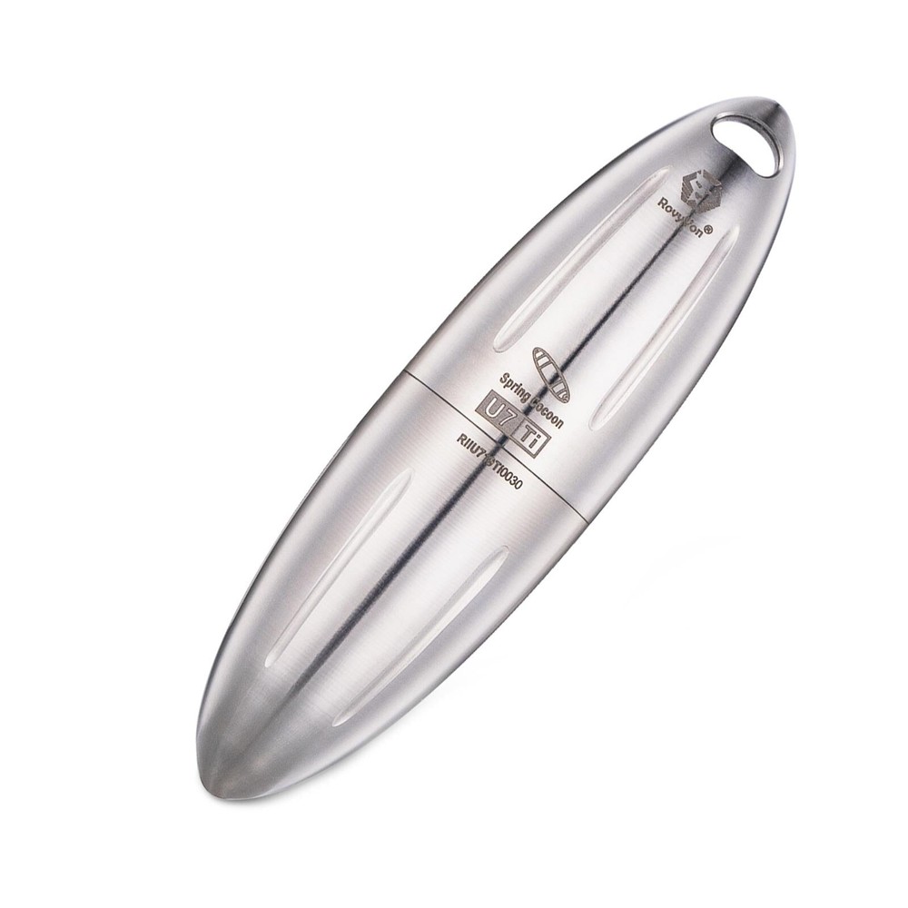 RovyVon Spring Cocoon U7 Titanium Capsule / Pill Holder
