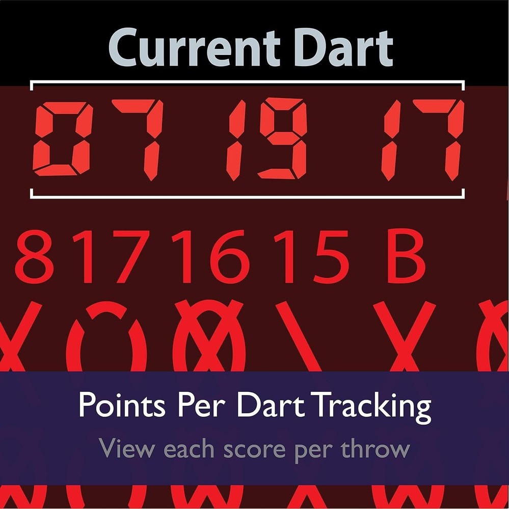 800 Regulation Size Electronic Dartboard Featuring 57 Game options