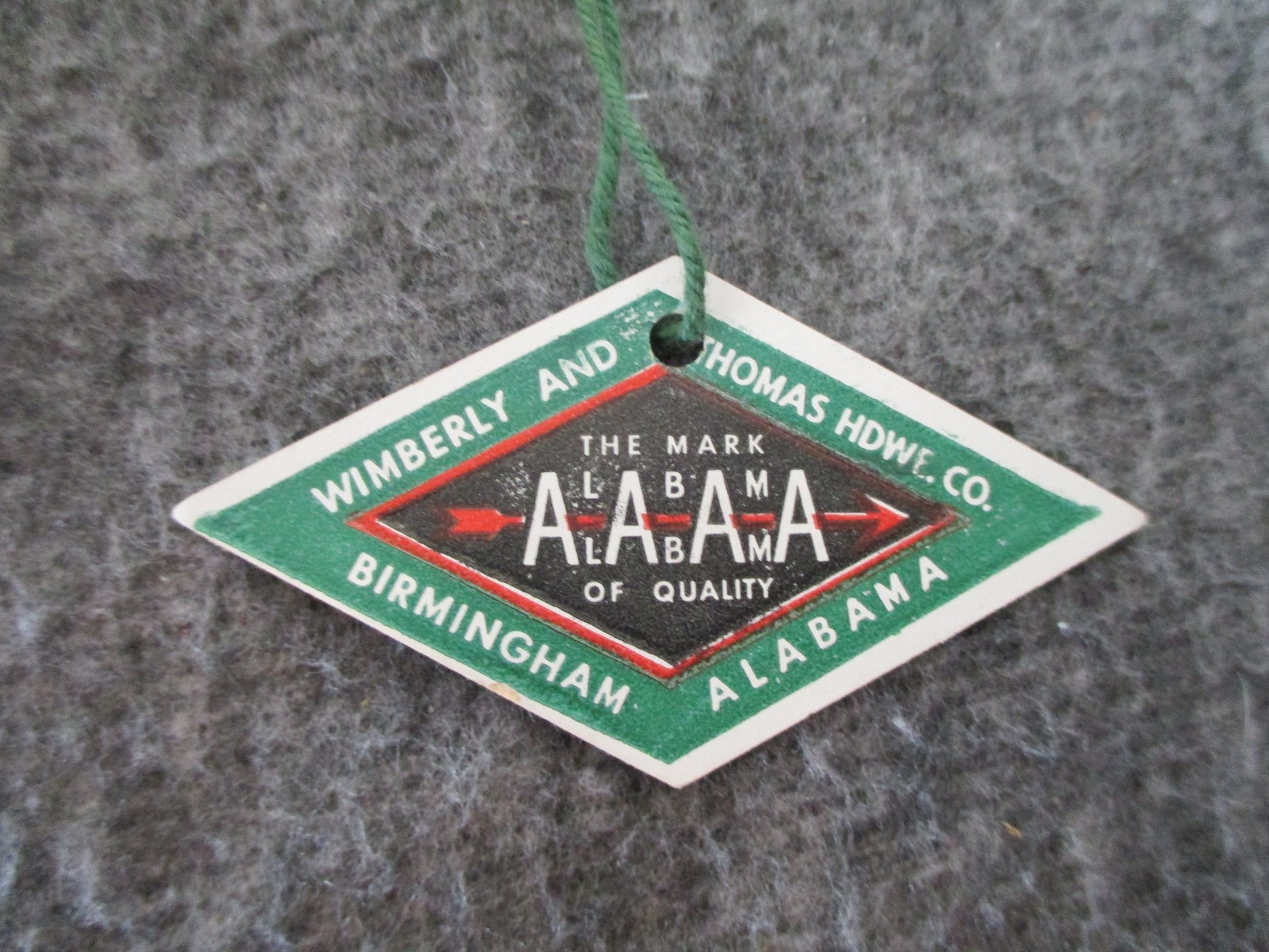 VTG WIMBERLY & THOMAS HARDWARE CO BIRMINGHAM ALABAMA PAPER PRICE TAGS - LOT 100+