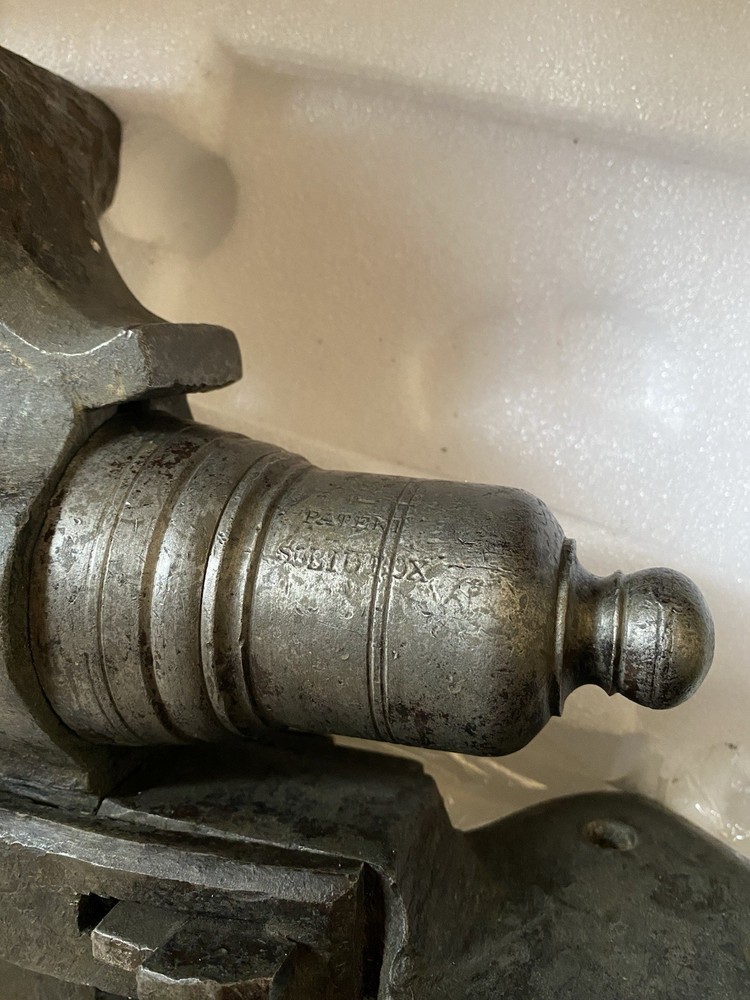 Blacksmithing Tools Peter Wright Post Leg Vise Vintage Gunsmith Blackpowder Vice