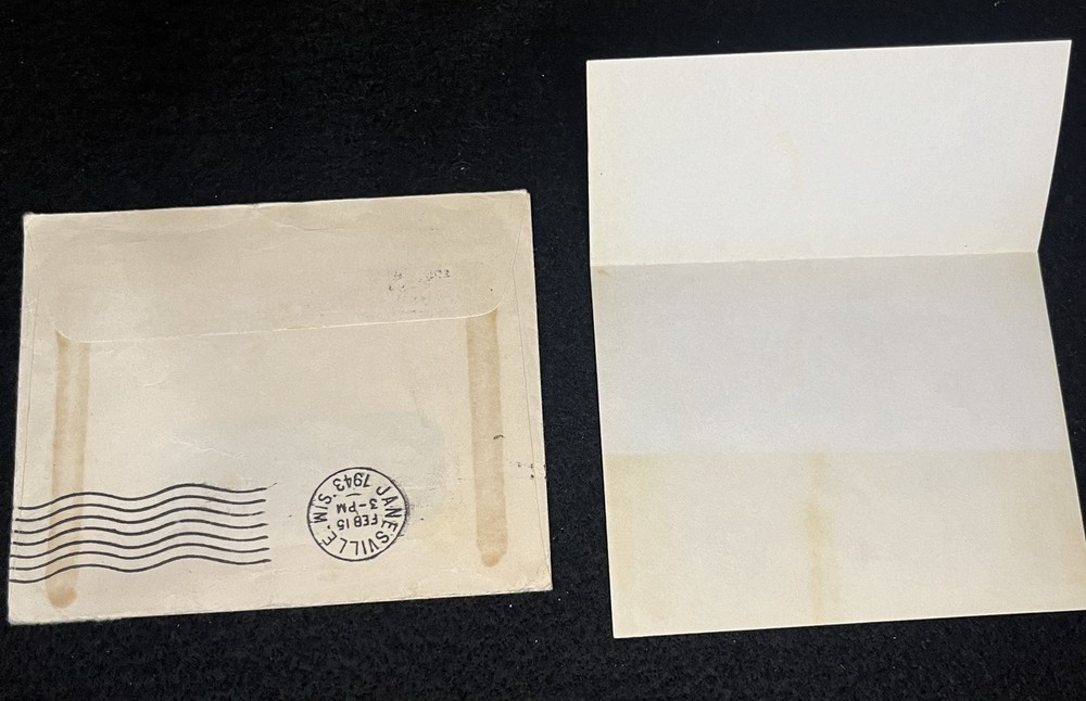 WWII Union Tellegram Document 10th US infantry 1942 Dated