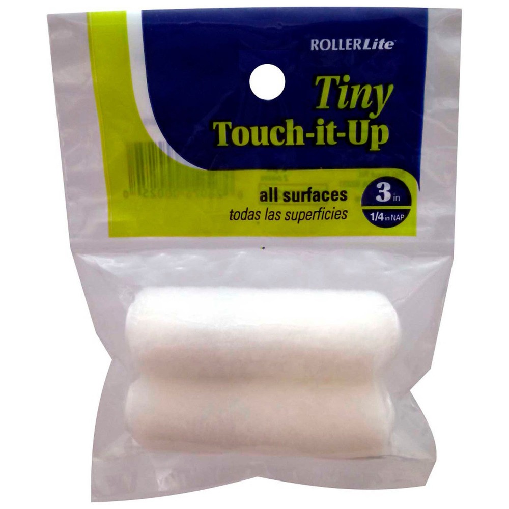 RollerLite 3" x 1/4" Mini Roller Cover For Touch-Up Refill 2/Pack 12/Case