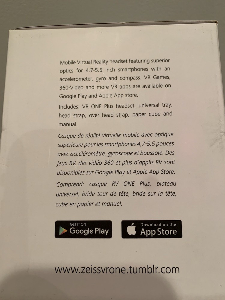 Zeiss VR One Plus Virtual Reality Headset for Smartphones