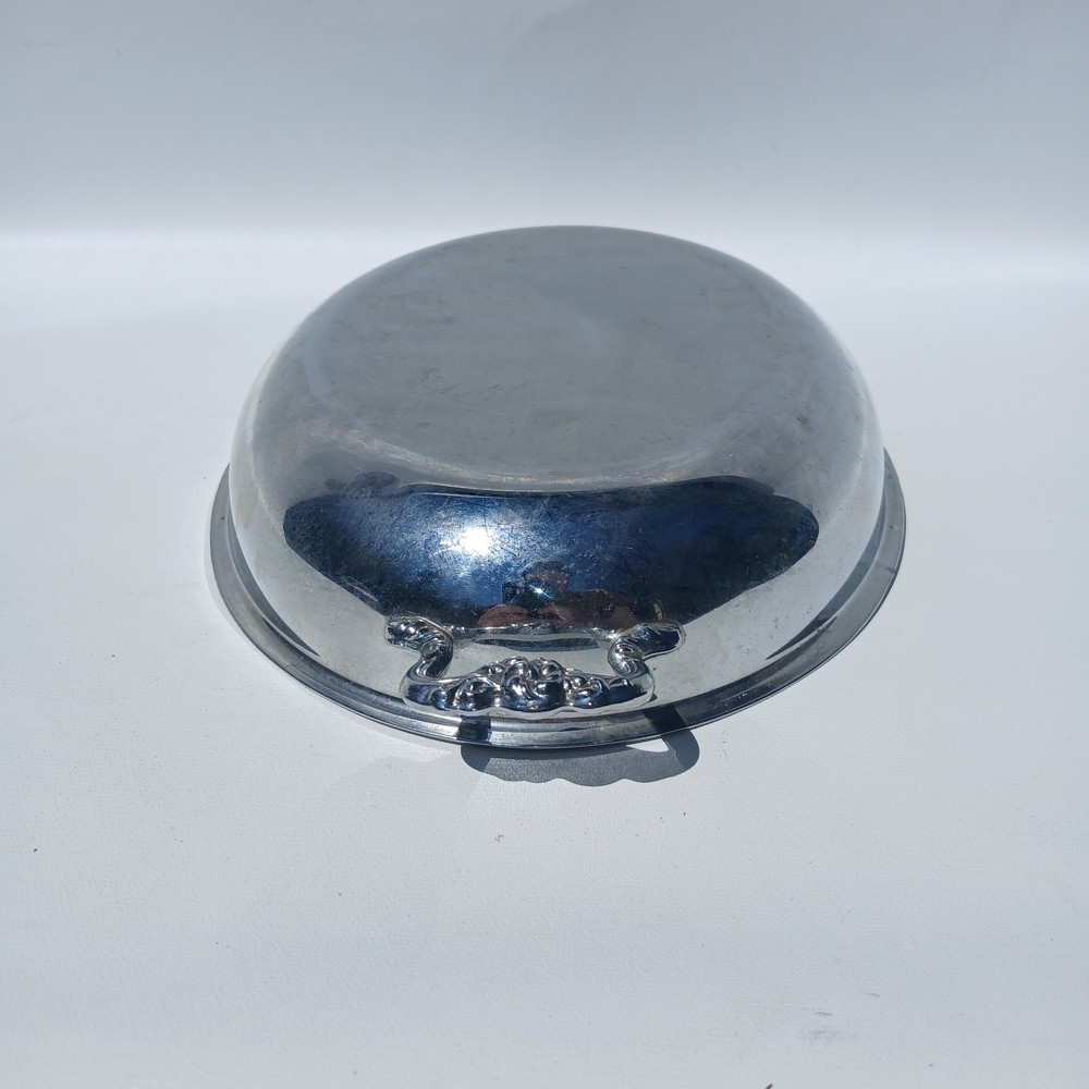 Vintage Small silver-plated oval serving dish