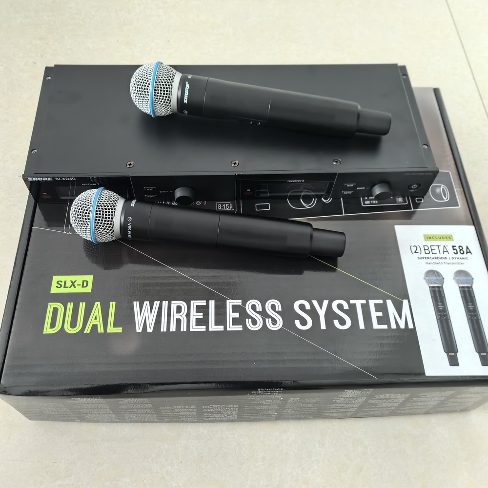 SLXD24D/B58 Dual Wireless Vocal Microphone System With BETA58 US