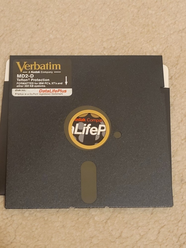 5 1/4 Verbatim DataLifePlus High Density & Double Density Diskettes