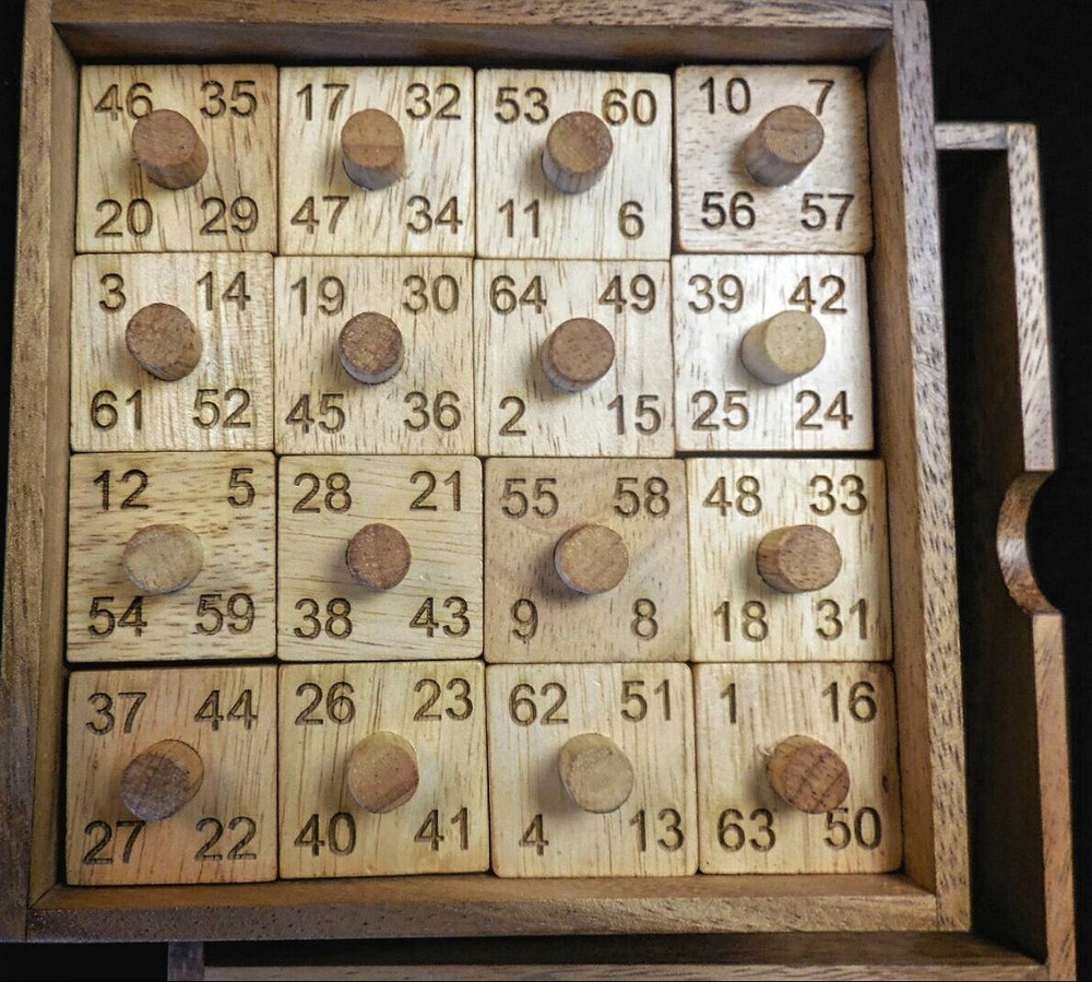 Most Perfect Magic Square 64 Math Puzzle