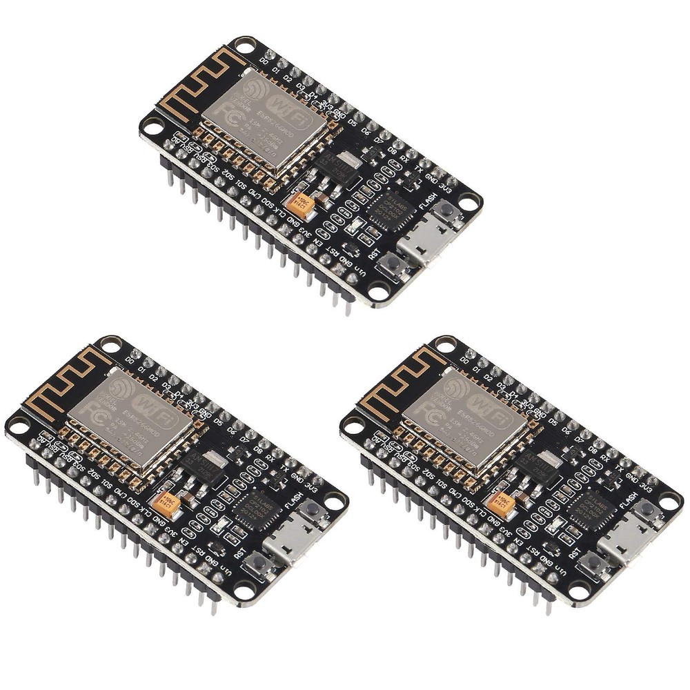 3Pcs ESP8266 NodeMcu LUA CP2102 ESP-12E Internet Wireless WiFi Development Board