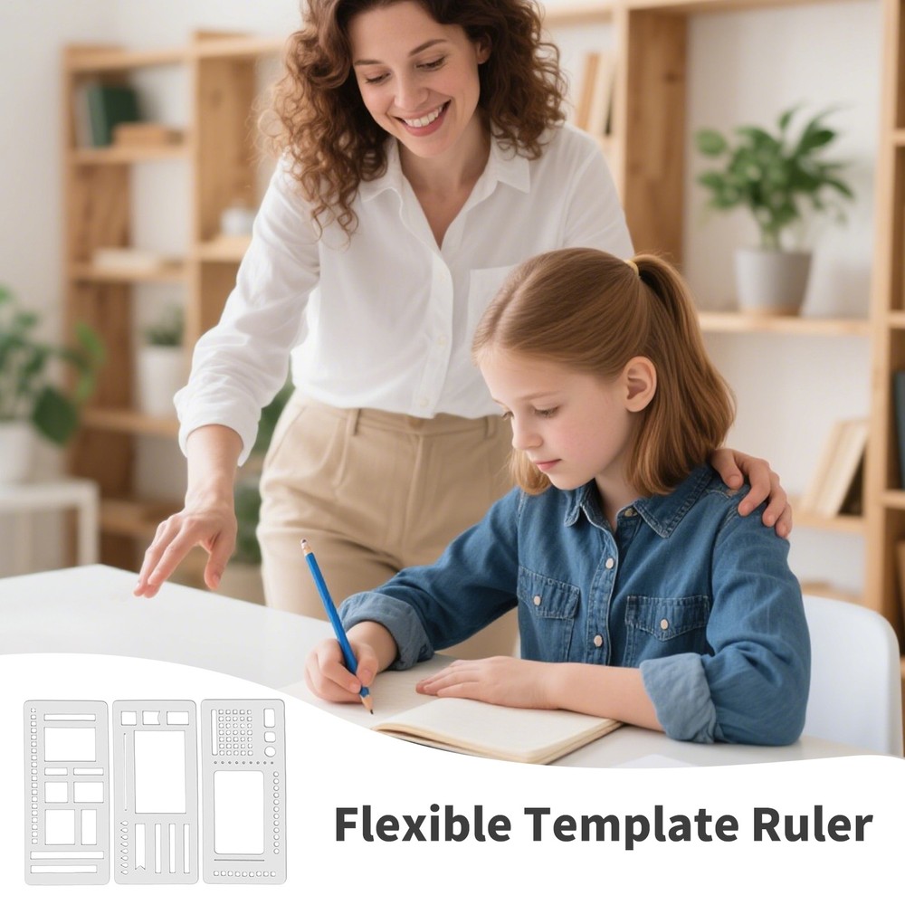 Handmade Flexible Record Template, Reusable Planner Stencils for Journaling ﻿