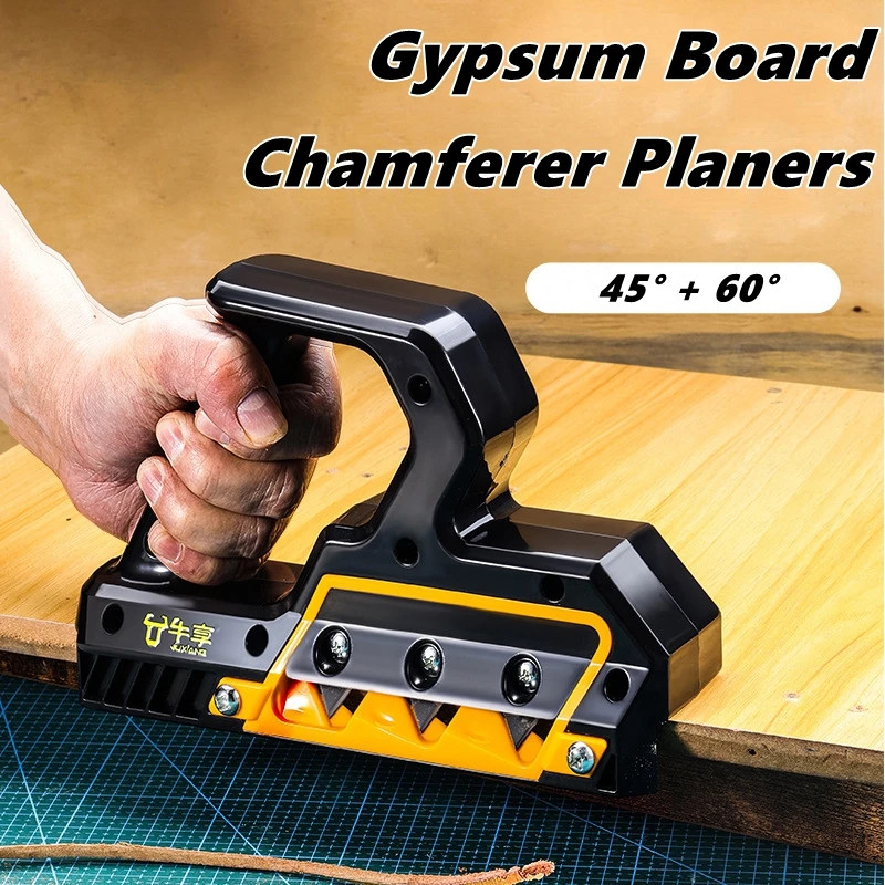 Drywall Edge Chamfer Trimmer and Plasterboard Hand Plane Tool