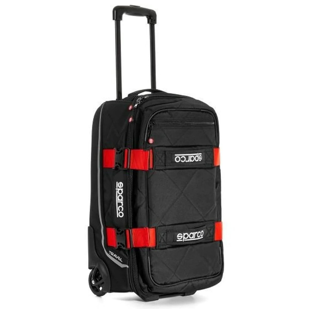 Travel Bag, Black/Red