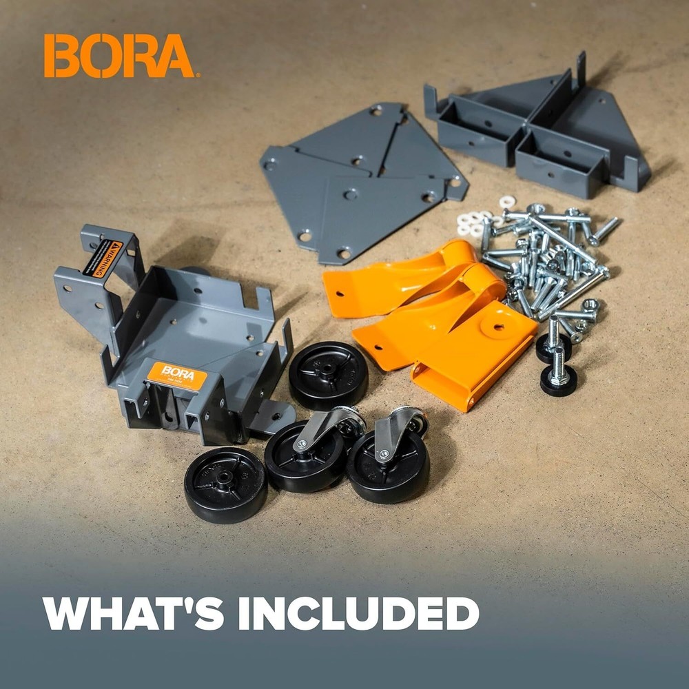 Mobile Base Kit Heavy Duty Adjustable Rolling Set Dolly Roller Frame and Casters