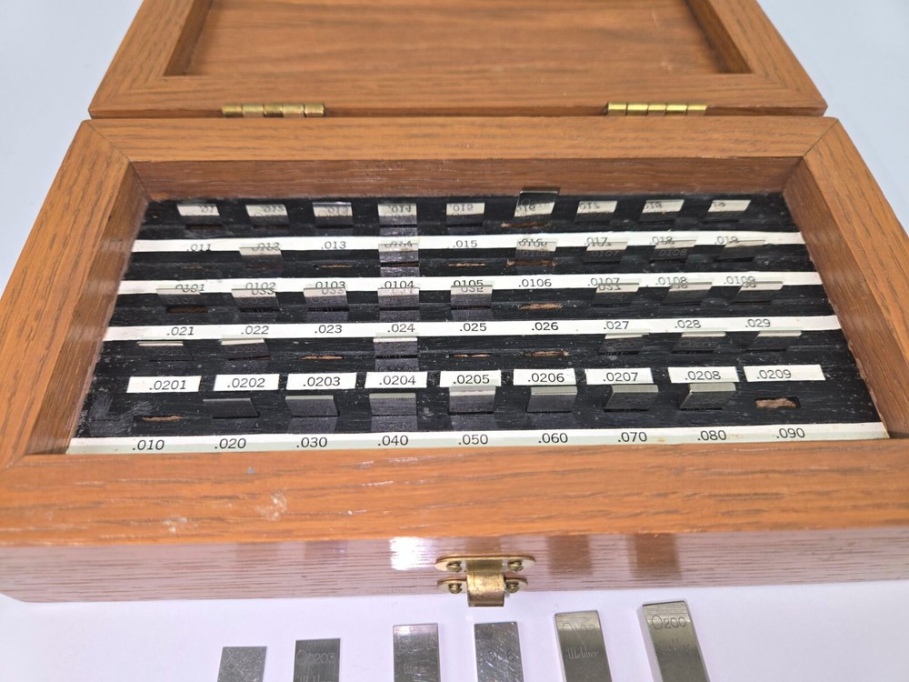 Webber thin gage blocks, Croblox 36 pcs +.