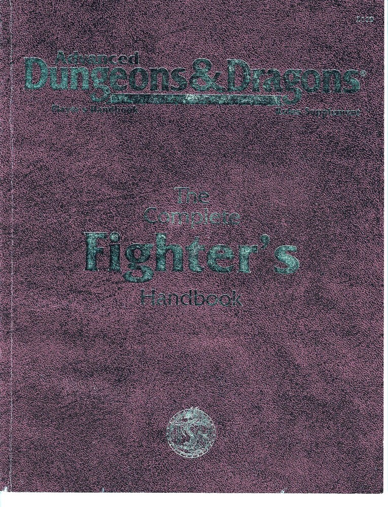 COMPLETE FIGHTER'S HANDBOOK #2110