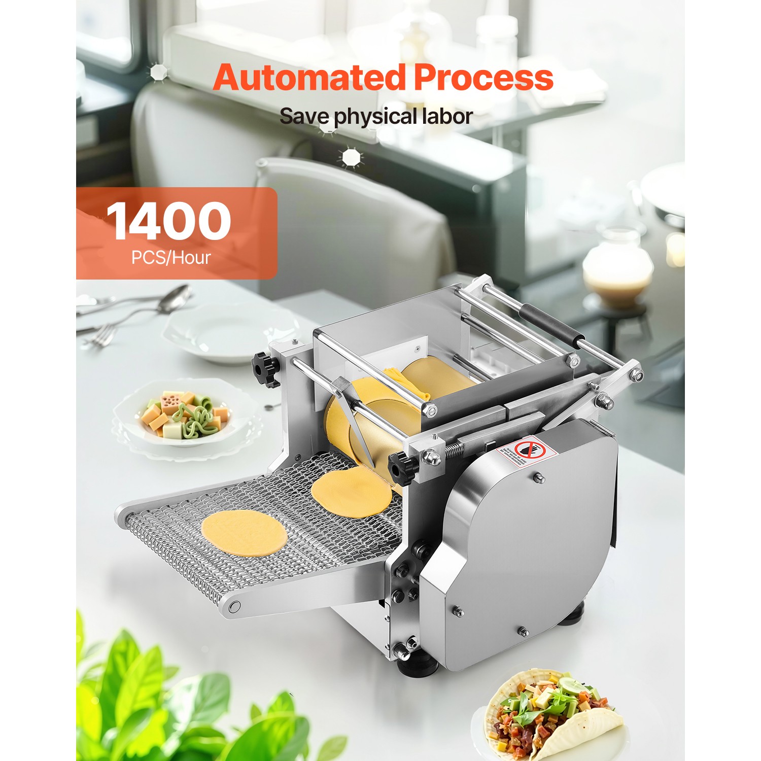Commercial Electric Tortilla Maker Automatic Corn Tortilla Making Machine 5.5in
