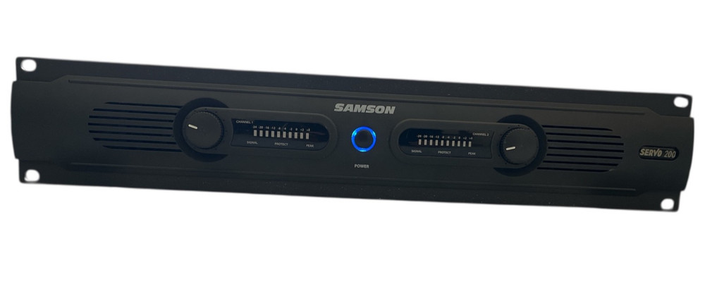 SAMSON Servo 200 2-Channel 200W Class A/B Rackmount Power Amplifier