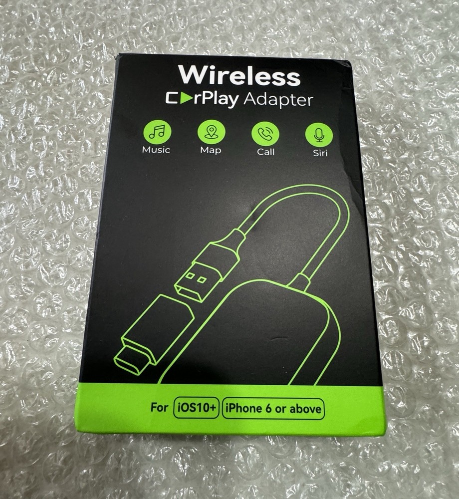 Wireless CarPlay Adapter for Apple iPhone, Converts Wired CarPlay to Wireless