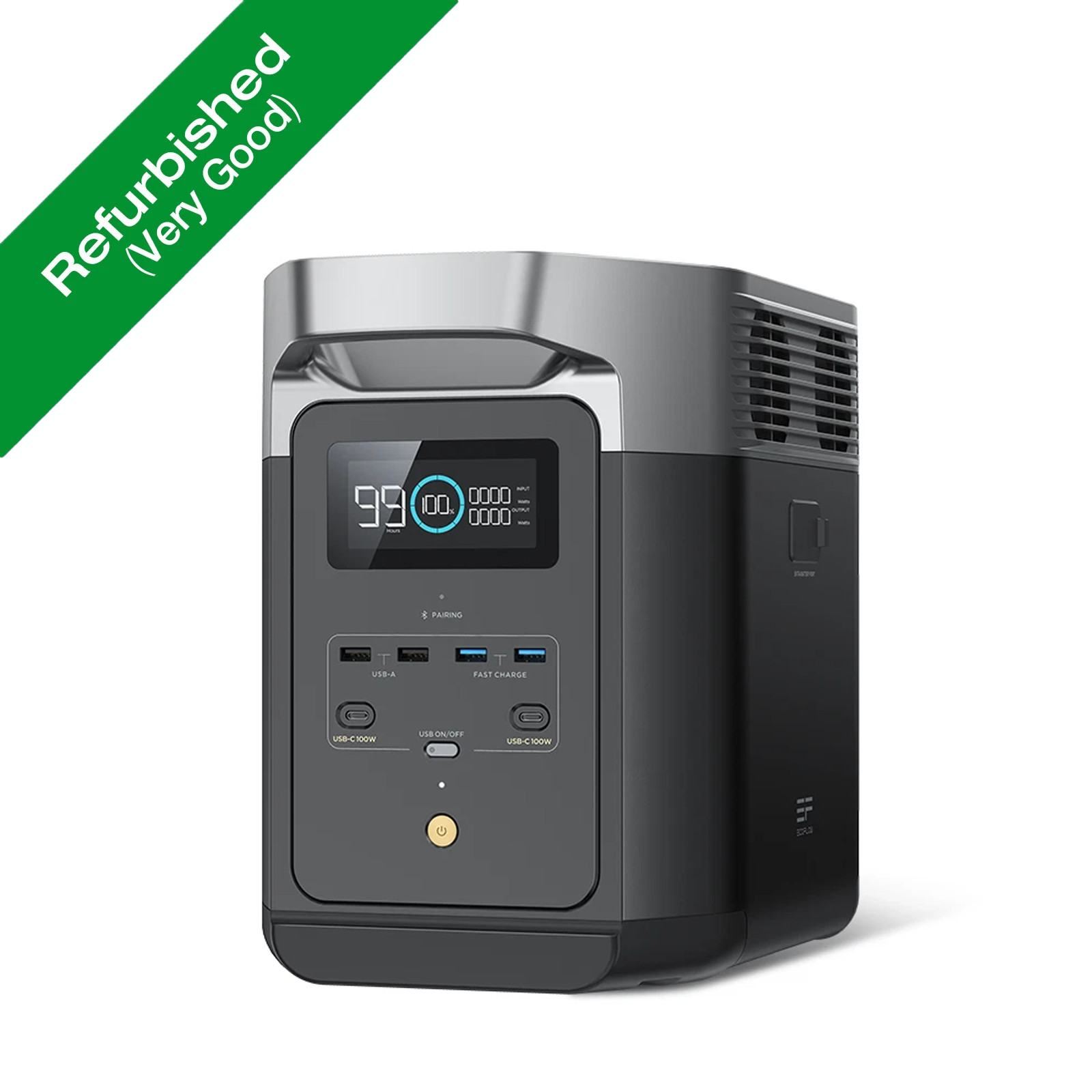 EcoFlow DELTA 2 1024Wh LFP Portable Power Station for Indoor/Outdoor Refurbished