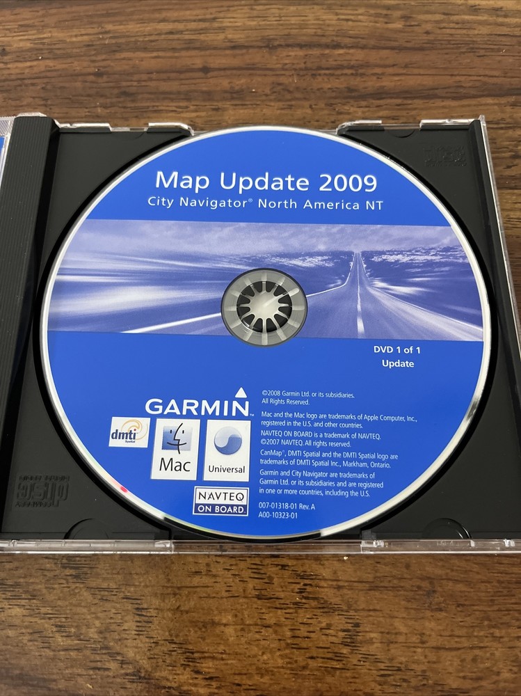 Garmin DVD Map update 2009 north america